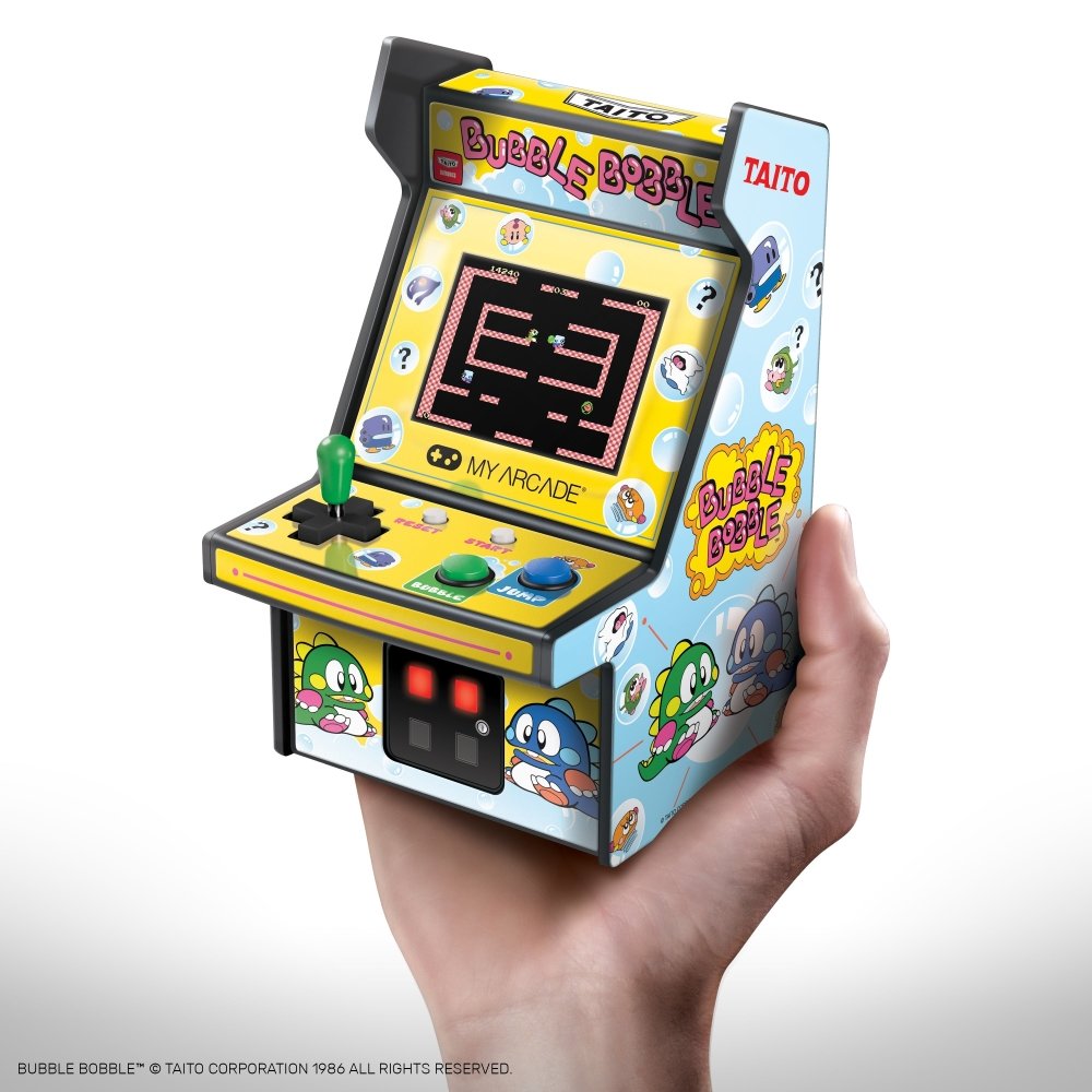 RETRO BUBBLE BOBBLE MICRO PLAYER - Retro Handheld Gaming - Techunion -