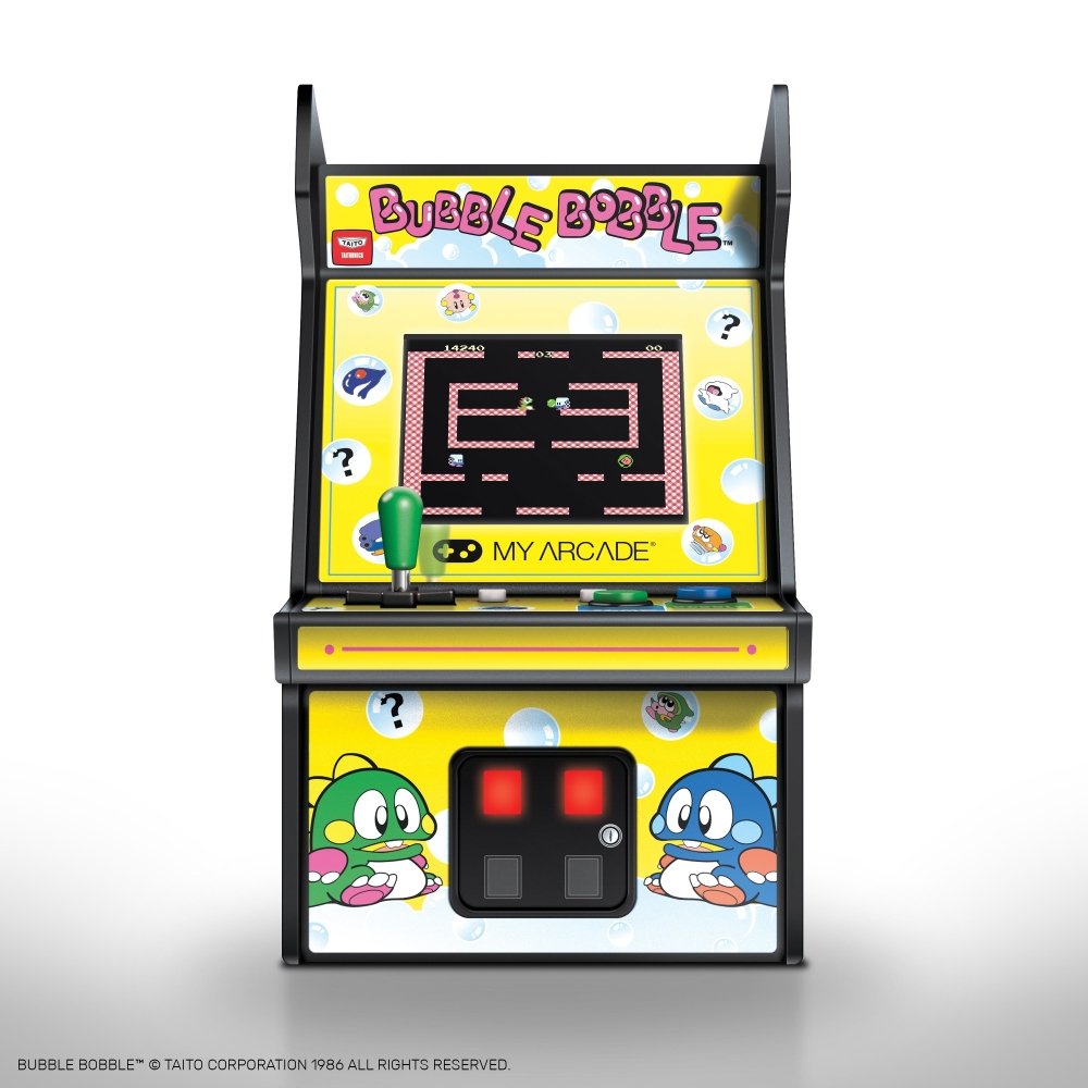 RETRO BUBBLE BOBBLE MICRO PLAYER - Retro Handheld Gaming - Techunion -