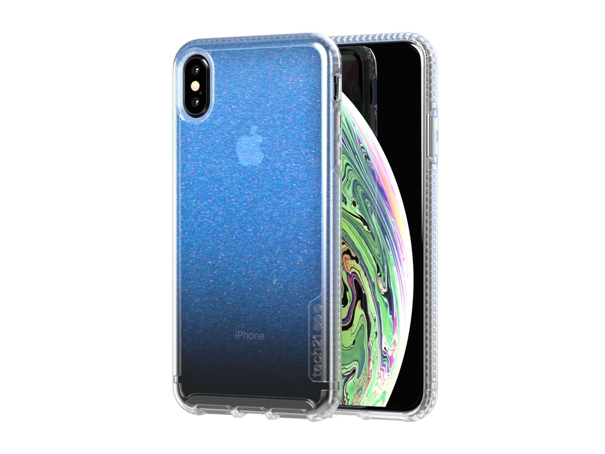 Tech21 Pure Shimmer for iPh Xs Max - Blue - Phone Case - Techunion -